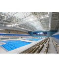 Vorgefertigte Schwimmbaddachkonstruktion Stahlstadium Truss Dach Design